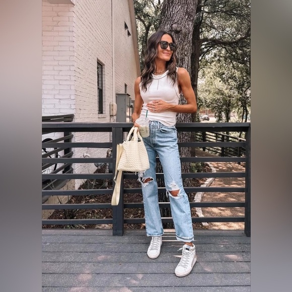 Agolde 90's Jeans Wander Color Distressed Mid Rise Loose Fit Sz 29 Organic - Picture 7 of 11